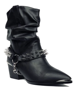 Y R U Sneakers DEATH PROOF LO SPIKE - BLACK