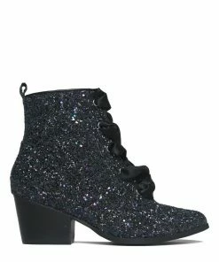 Y R U AURA - BLACK GLITTER Sneakers