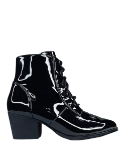 Y R U AURA - BLACK PATENT