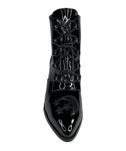 Y R U AURA - BLACK PATENT