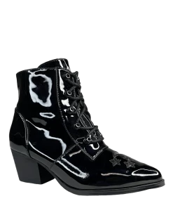 Y R U AURA - BLACK PATENT