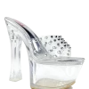 Ocho Toros Platforms CANDY SPIKE - CLEAR