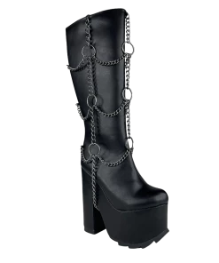 FAN ALL FLAMES CHAINED BOOT