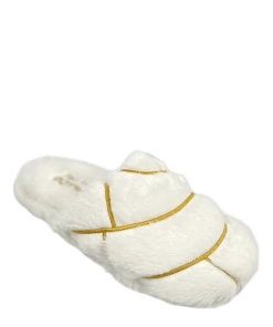 PAN DULCE CONCHA SLIPPER - WHITE