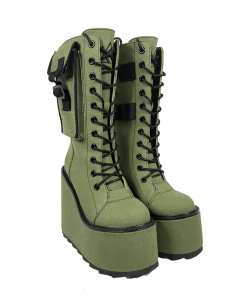 Y R U DUNE DESERT - OLIVE/BLACK Platforms