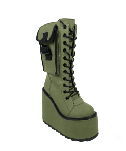 Y R U DUNE DESERT - OLIVE/BLACK Platforms
