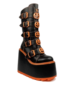 Y R U DUNE JACKOLANTERN - BLACK/ORANGE Platforms