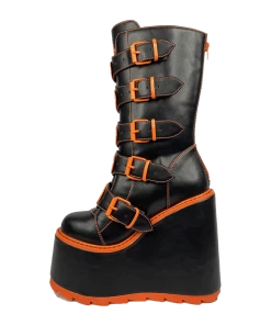 Y R U DUNE JACKOLANTERN - BLACK/ORANGE Platforms