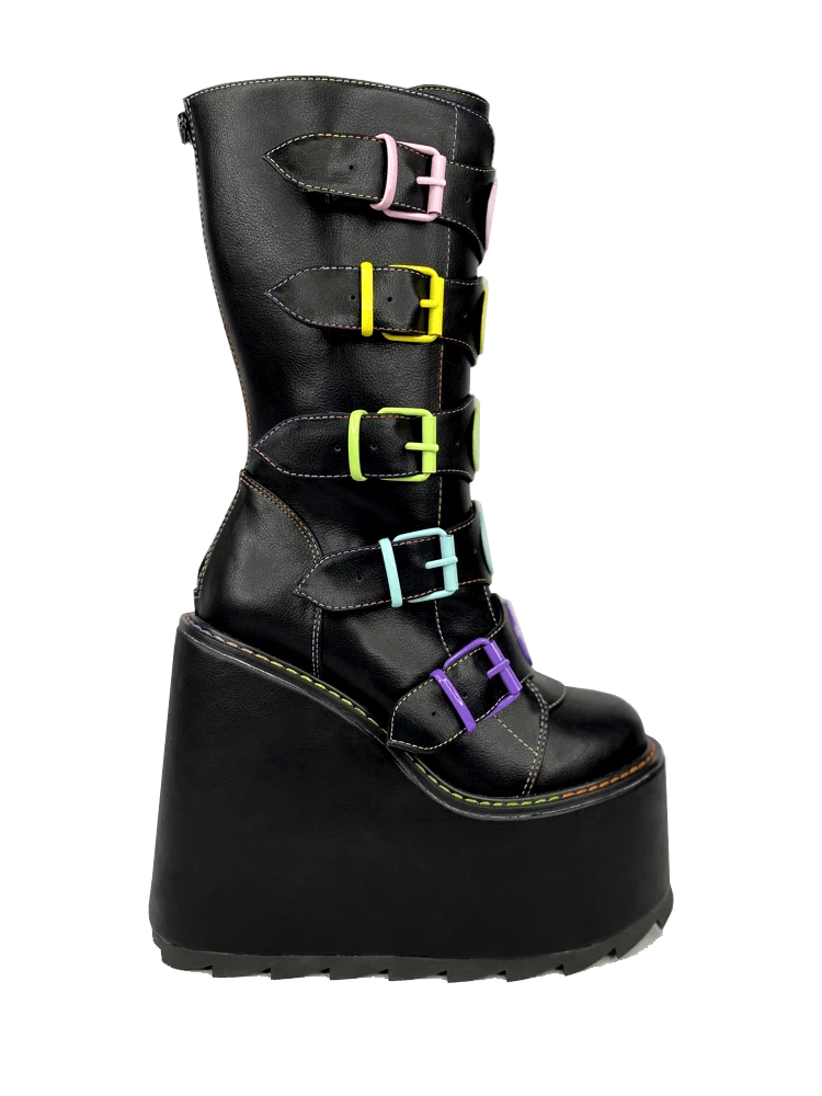 Y R U DUNE JACKOLANTERN - BLACK/PASTEL Platforms 4 Y R U DUNE JACKOLANTERN - BLACK/PASTEL Platforms