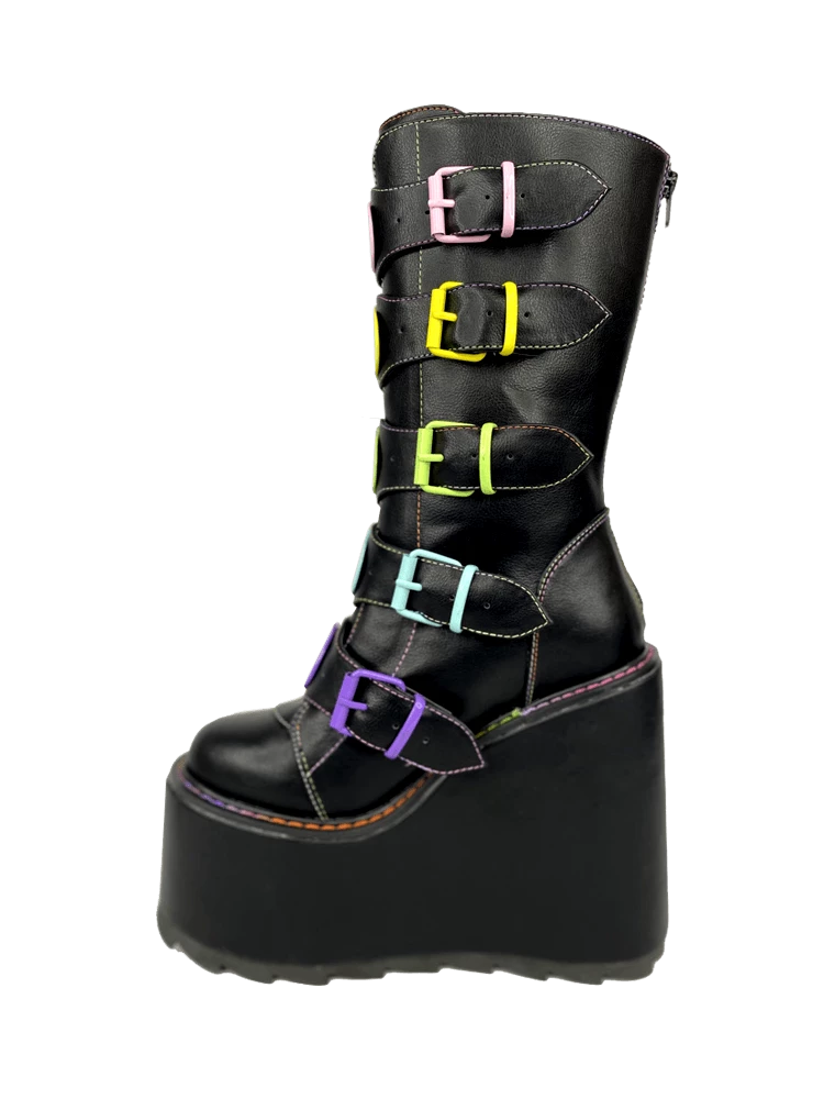 Y R U DUNE JACKOLANTERN - BLACK/PASTEL Platforms 6 Y R U DUNE JACKOLANTERN - BLACK/PASTEL Platforms