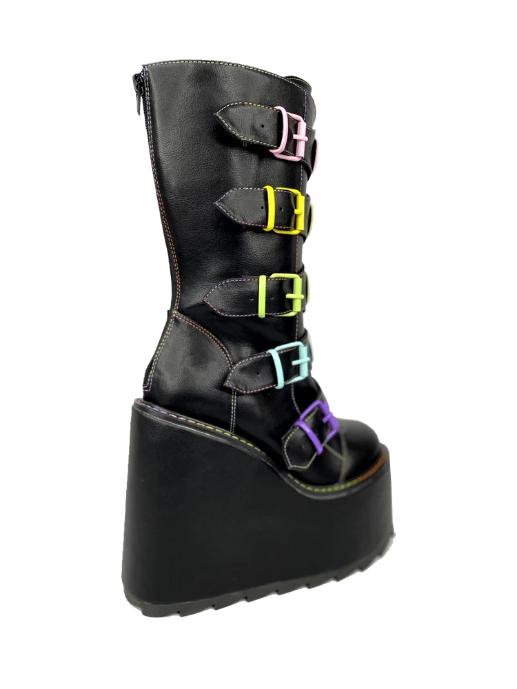 Y R U DUNE JACKOLANTERN - BLACK/PASTEL Platforms 7 Y R U DUNE JACKOLANTERN - BLACK/PASTEL Platforms