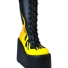 Y R U Dune Lace Up Flame - Black / Yellow