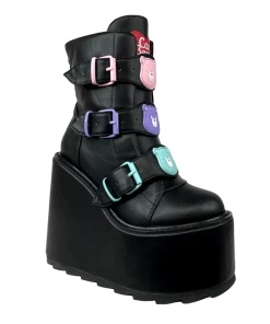 CARE BEARS BY YRU Platforms DUNE LO CARE BEARS - BLACK