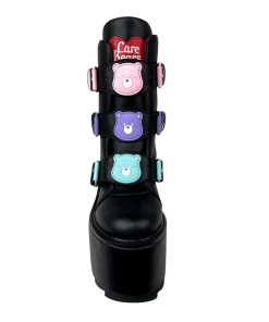 CARE BEARS BY YRU Platforms DUNE LO CARE BEARS - BLACK