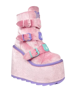 CARE BEARS BY YRU DUNE LO CARE BEARS - PINK Platforms