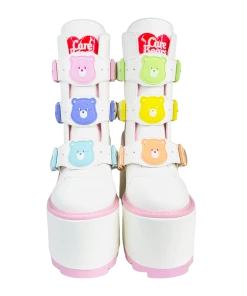 CARE BEARS BY YRU Platforms DUNE LO CARE BEARS - WHITE