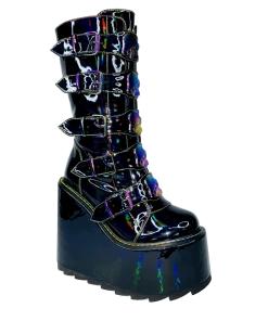 Y R U Platforms DUNE MUSHROOM - BLACK/MULTI