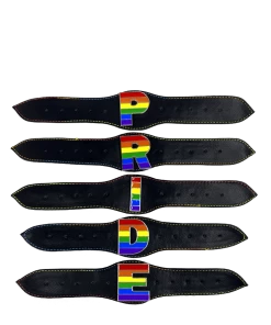 Y R U Platforms DUNE PRIDE STRAPS - BLACK