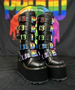 Y R U Platforms DUNE PRIDE STRAPS - BLACK 9 Y R U Platforms DUNE PRIDE STRAPS - BLACK