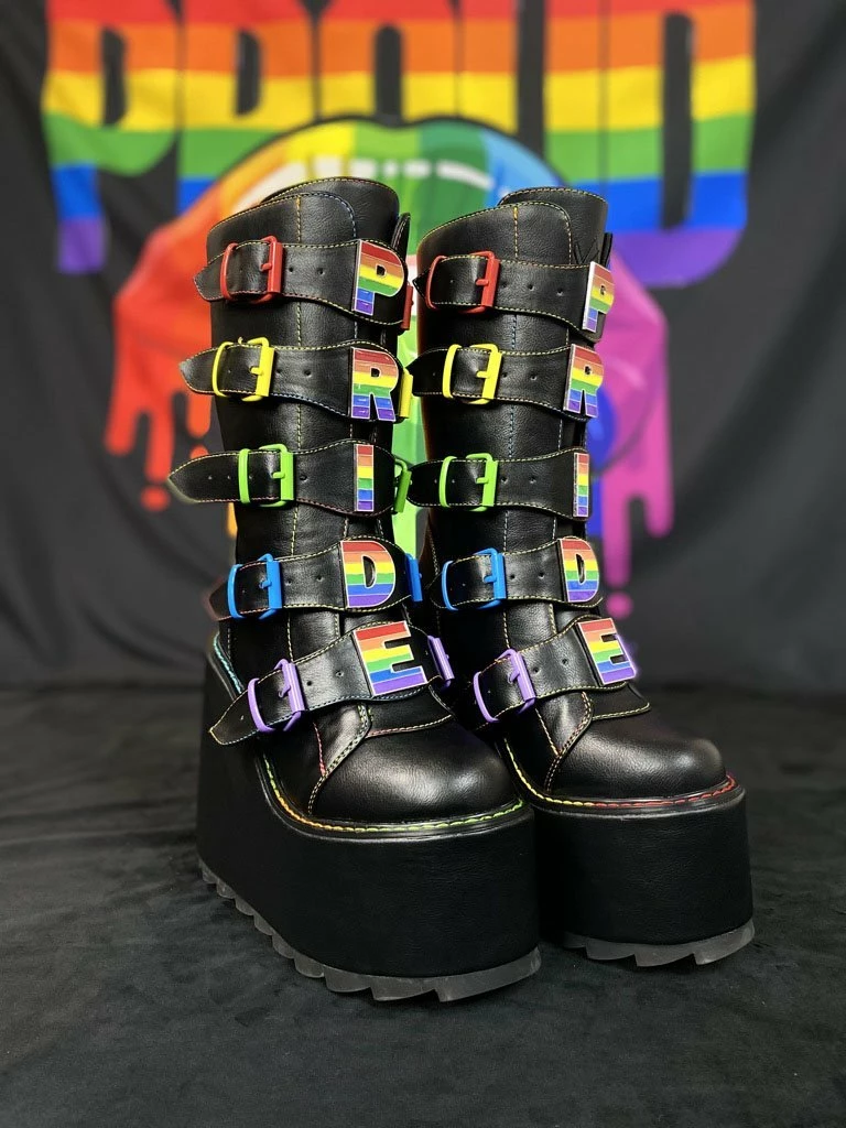 Y R U Platforms DUNE PRIDE STRAPS - BLACK 6 Y R U Platforms DUNE PRIDE STRAPS - BLACK
