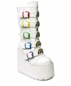 Y R U DUNE RAINBOW - WHITE Platforms