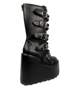 Y R U Platforms DUNE SKULL - BLACK/SILVER