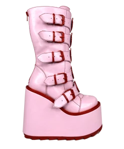 Y R U DUNE STRAWBERRY - PINK/RED Platforms