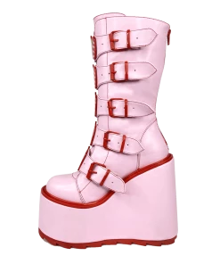 Y R U DUNE STRAWBERRY - PINK/RED Platforms