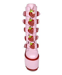 Y R U DUNE STRAWBERRY - PINK/RED Platforms