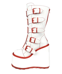 Y R U DUNE STRAWBERRY - WHITE/RED Platforms