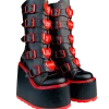 Y R U Platforms DUNE HEART - BLACK/RED 2 Y R U Platforms DUNE HEART - BLACK/RED