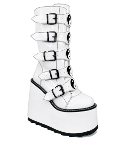 Y R U Platforms DUNE YIN YANG - WHITE