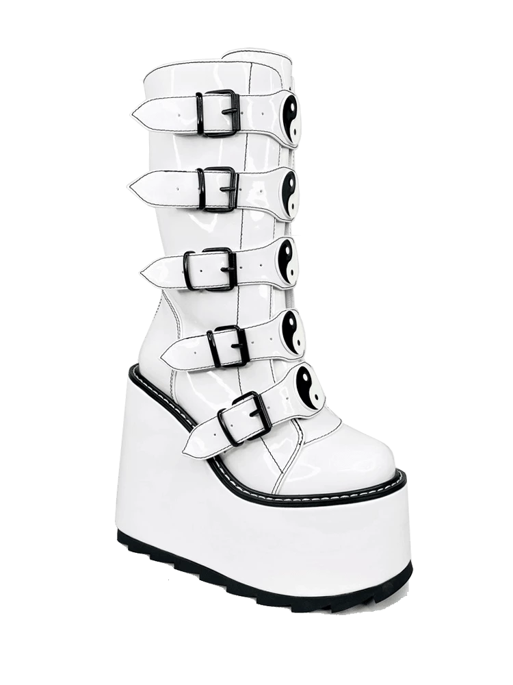 Y R U Platforms DUNE YIN YANG - WHITE 3 Y R U Platforms DUNE YIN YANG - WHITE