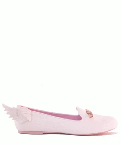 Esqape FLYH FLAT ~ White/pink | Color Changing Flat Sneakers