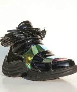 Esqape Sneakers FLYH Hi ~ Black | ᴘᴀᴛᴇɴᴛ ᴡiɴɢ Sɴᴇᴀᴋᴇʀ