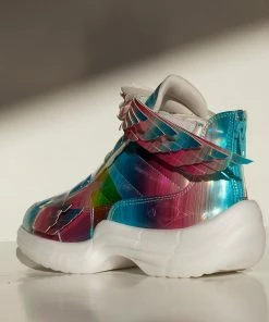 Esqape Sneakers FLYH Hi ~ Nebula | ʟᴇɴᴛiᴄᴜʟᴀʀ ᴡiɴɢ Sɴᴇᴀᴋᴇʀ
