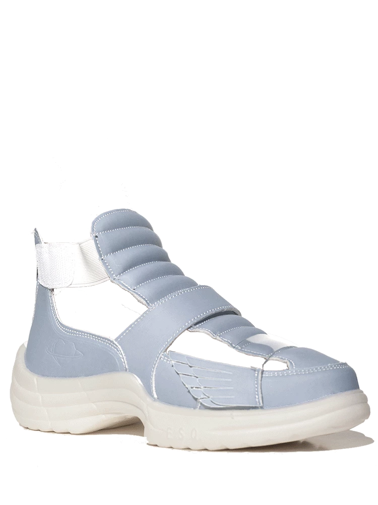 Esqape Sneakers FLYH Hi ~ White/blue | ᴜᴠ ʀᴇᴀᴄᴛɪᴠᴇ Sɴᴇᴀᴋᴇʀ 4 Esqape Sneakers FLYH Hi ~ White/blue | ᴜᴠ ʀᴇᴀᴄᴛɪᴠᴇ Sɴᴇᴀᴋᴇʀ