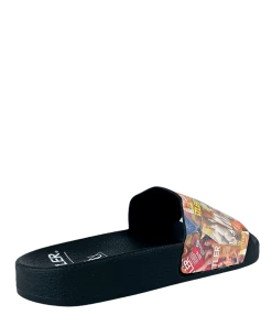 HUSTLER BY XTRA HUSTLER COVER SLIDE - BLACK/MULTI Sneakers