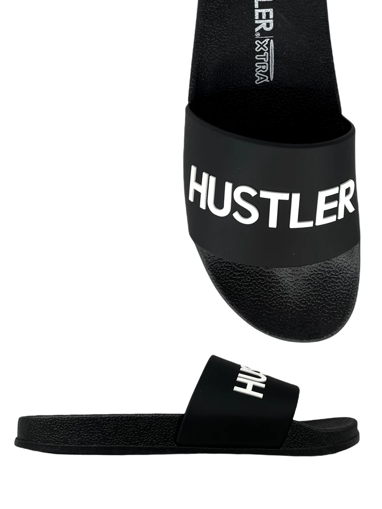 HUSTLER BY XTRA Sneakers HUSTLER SLIDE - BLACK/WHITE 3 HUSTLER BY XTRA Sneakers HUSTLER SLIDE - BLACK/WHITE