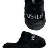 HUSTLER BY XTRA HUSTLER SLIPPER - BLACK Sneakers