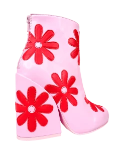Y R U Sneakers JEM DAISIES - PINK/RED
