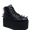 Y R U KAOS LO SPIKE - BLACK/MULTI Platforms
