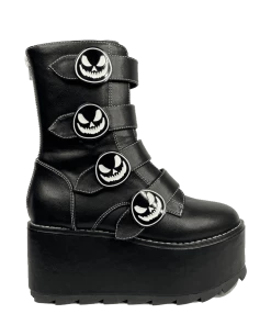 Y R U Platforms KARMA SKELETON - BLACK/WHITE