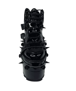 Y R U Platforms QOZMO BNDG ROSE - BLACK PATENT