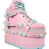 YRU Platforms QOZMO BNDG ROSE - PINK/ BB BLUE