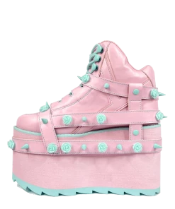 YRU Platforms QOZMO BNDG ROSE - PINK/ BB BLUE