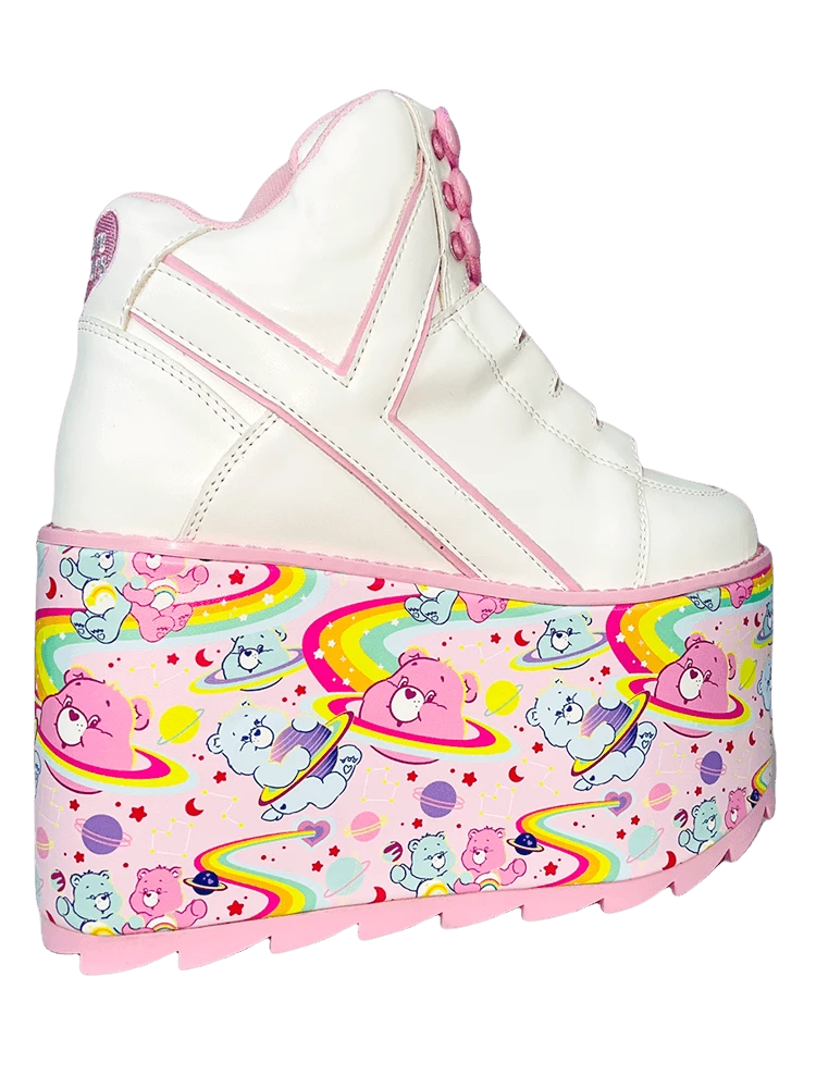 CARE BEARS BY YRU Platforms QOZMO CARE BEARS - WHITE/PINK COSMIC 7 CARE BEARS BY YRU Platforms QOZMO CARE BEARS - WHITE/PINK COSMIC