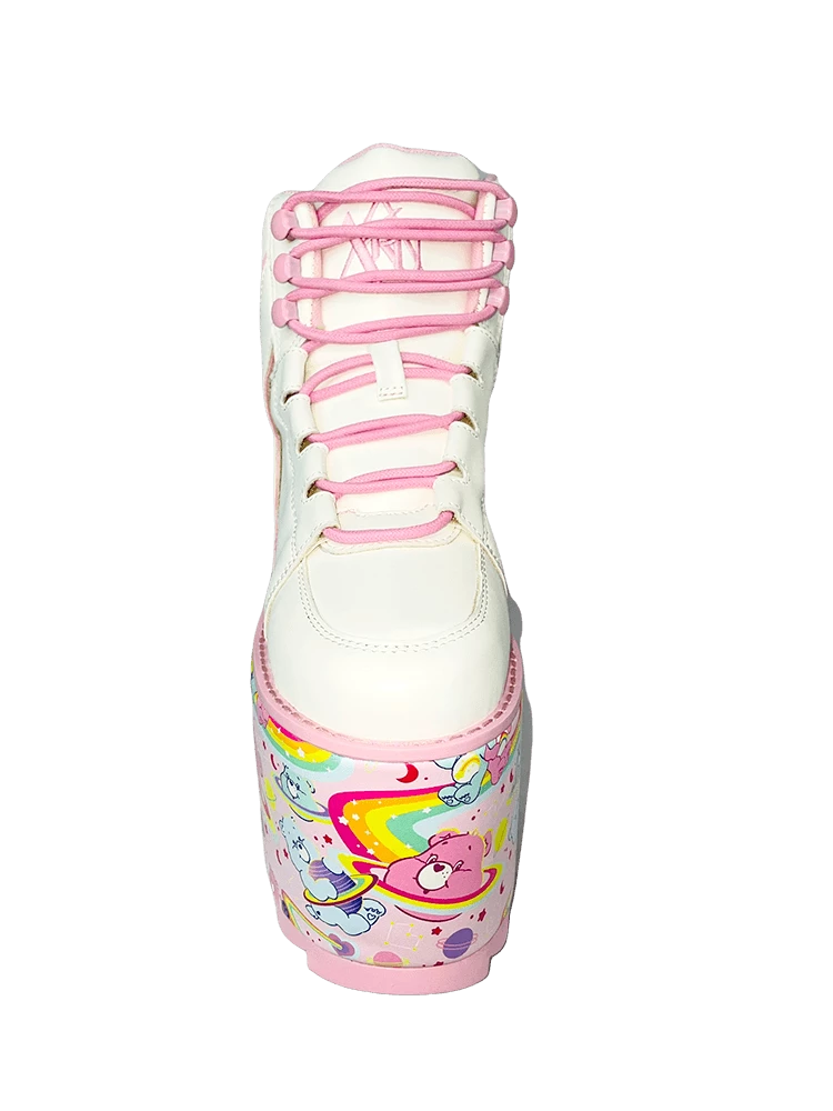 CARE BEARS BY YRU Platforms QOZMO CARE BEARS - WHITE/PINK COSMIC 5 CARE BEARS BY YRU Platforms QOZMO CARE BEARS - WHITE/PINK COSMIC