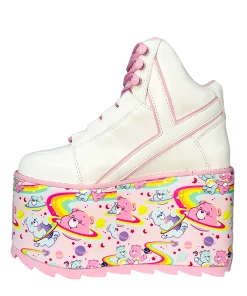 CARE BEARS BY YRU Platforms QOZMO CARE BEARS - WHITE/PINK COSMIC 10 CARE BEARS BY YRU Platforms QOZMO CARE BEARS - WHITE/PINK COSMIC