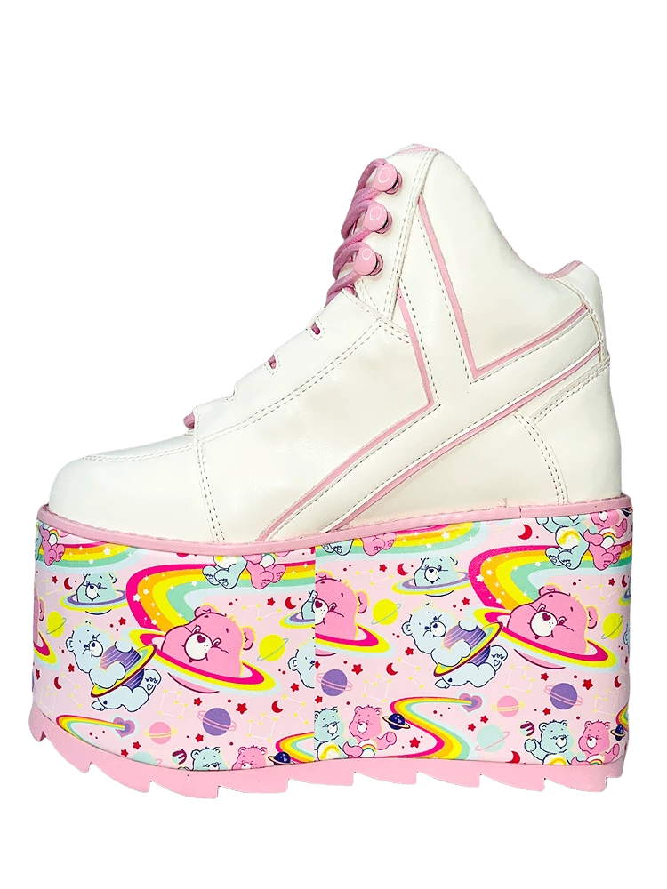 CARE BEARS BY YRU Platforms QOZMO CARE BEARS - WHITE/PINK COSMIC 6 CARE BEARS BY YRU Platforms QOZMO CARE BEARS - WHITE/PINK COSMIC